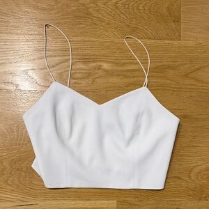 Alice + Olivia White Camisole Top
